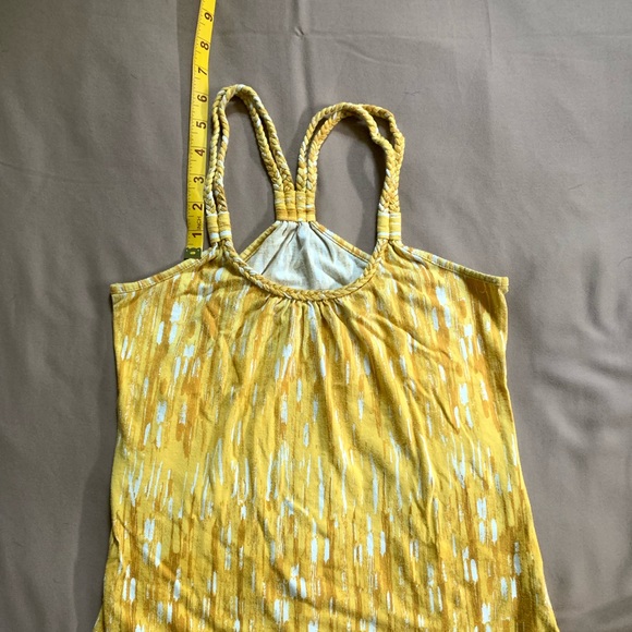 Yellow Racerback Tank Top Size Small - Picture 3 of 5